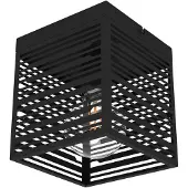 Eglo Taklampa Piedritas, dimbar, Svart, Vardagsrum / matsal, Metall, Modern, Taklampa