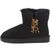 Gooce Snöboots 'Gloria' ljusbrun / svart