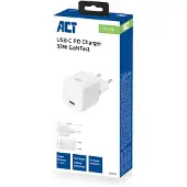 ACT kompakt USB-C-laddare 33W med Power Delivery och GaNFast