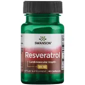 Swanson Health Resveratrol, 100 mg, 30 kapslar