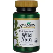 Swanson Health , Full Spectrum, Vilda Yam, 400 mg, 60 Kapslar
