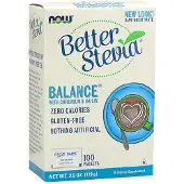 Now - BetterStevia Balance with Chromium & Inulin - 100 packets