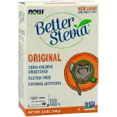 Now , Better Stevia, Nollkalorisk Sötare, Original, 100 Paket, 3,5 oz (100 g)