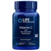 Life Extension , Vitamin C och Bio-Quercetin, 60 Vegetariska Tabletter