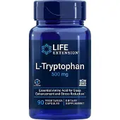 Life Extension L-Tryptofan, 500 mg, 90 Vegetariska Kapslar