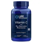 Life Extension , Vitamin C och Bio-Quercetin, 250 Vegetariska Tabletter