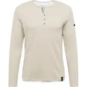 Key Largo T-shirt 'SANDRO' greige / svart