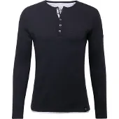 Key Largo T-shirt 'SANDRO' marinblå / vit