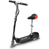 vidaXL Elektrisk sparkcykel med sadel 120 W svart