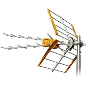 Televes 149221, Utomhus, Orange, Mono, ABS, Gjuten aluminium, 470 - 698 MHz, 15 dBi