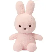 Bon Ton Toys Gosedjur - 23 cm - Miffy Sitting - Terry Light Pink - - One Size - Gosedjur