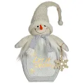 Sublime Market Connect Dekorativ figur - Snögubbe - 15 x 65,5 x 27 cm - Vit - Inomhus vit
