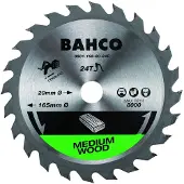 Bahco Trådlös Cirkelsågblad Med 24 Tänder För Trägångssågar 190 Mmx10 Mm