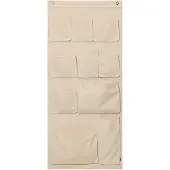 Ferm Living Väggfickor - Canvas XL - 70x160 cm - Off-White - - One Size - Förvaring