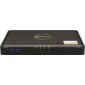 Qnap TBS-464 NASbook - NAS-server - 4 fack - RAID 0, 1, 5, 6, 10 - RAM 8 GB - 2.5 Gigabit Ethernet - iSCSI support
