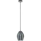 Eglo Glas pendellampa Estanys, dimbar, Svart, Vardagsrum / matsal, Glas, Pendellampa