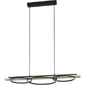 Eglo BOYAL längdbord dimbar sort/natur