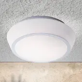 Orion Taklampa Pia, dimbar, Vitt / opal, Badrum, Metall, Modern, Taklampa
