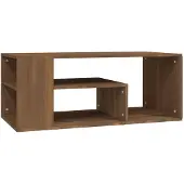 vidaXL Soffbord, Brun Ek, 100X50X40 Cm