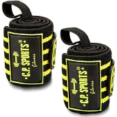C.P. Sports Strongman handledslindor 50 cm Svart Gul