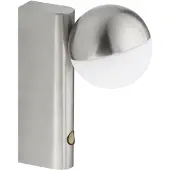 Northern Design vägglampa Balancer mini, dimbar, Aluminium / grå / zink, Vardagsrum / matsal, Metall, Design, Vägglampa, vägglampa inomhus