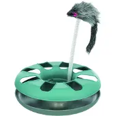 Trixie Cat Crazy Circle with mouse on a spring Multicolored 24 cm