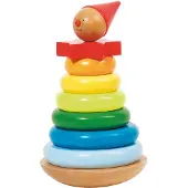 Goki Stacking tumbling man Peppo, 2 År, Trä, Multifärg