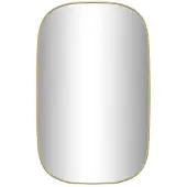 vidaXL Väggspegel guld 80x50 cm