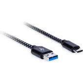 Aq Premium PC67018 1,8 m Svart-Vit Hi-Fi USB-kabel