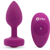 B-Vibe Analplugg B-Vibe Vibrating Jewel S/M Pink Ruby Storlek S/M
