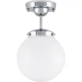 Globen Lighting - Alley Taklampe IP44 Chrome/White