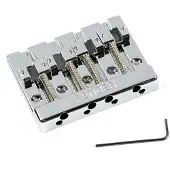 Fender HiMass 4-String Bass Bridge Assembly With Zinc Saddles Chrome