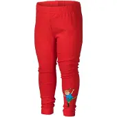 Pippi Långstrump Leggings Röd 110