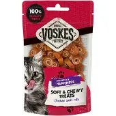 Voskes Soft & Chewy Sushi rolls kyckling kattgodis (60 g)