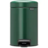 Brabantia newIcon - Soptunna - fliplock - 3 L - fotpedal - pinjegrön