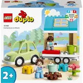 LEGO Familjespel För Att Bygga Hus På Hjul
