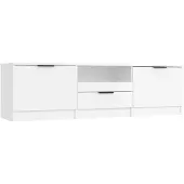 vidaXL TV-skåp vit 140x35x40 cm konstruerat trä