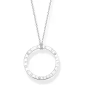 Thomas Sabo Sparkling circles silver halsband KE1877-051-14-L90
