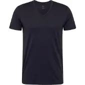 Armani Exchange för män. 8NZT75ZJA5Z1510 T-shirt Lisa marinblå (L), Casual, Bomull, Kort ärm, Marino