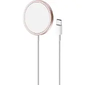 Puro Elektrik CUSBCMAG1ROSE, inomhus, USB, Trådlös laddning, 1 m, Rosa