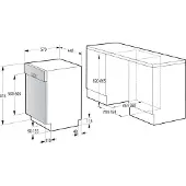 Gorenje 3838782574443 - Diskmaskin - Svart, Silver