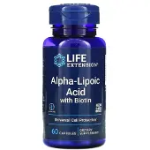 Life Extension , Alfa-Lipoic Syra med Biotin, 60 kapslar