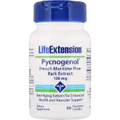 Life Extension - Pycnogenol French Maritime Pine Bark Extract, 100mg - 60 vcaps