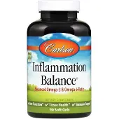 Carlson Labs Carlson, Inflammation Balans, Naturlig Citron, 90 mjuka kapslar