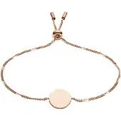 Fossil Klocka JF02898791 - Vattentålig 3 ATM - Kvartsrörelse - Guld läderarmband