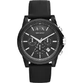 Armani Exchange Analog klocka grå / svart / silver