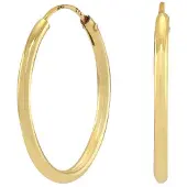Nordahl Jewellery HOOPS52 örhängen 20mm guld 325 584-3