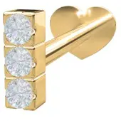 Nordahl Jewellery PIERCE52 labret 3 dia. 4,4mm 314 003BR5