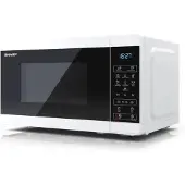 Sharp Microvågsugn 20l Digital panel 800W Vit