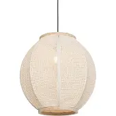 QAZQA Orientalisk pendellampa natur 46 cm - Rob